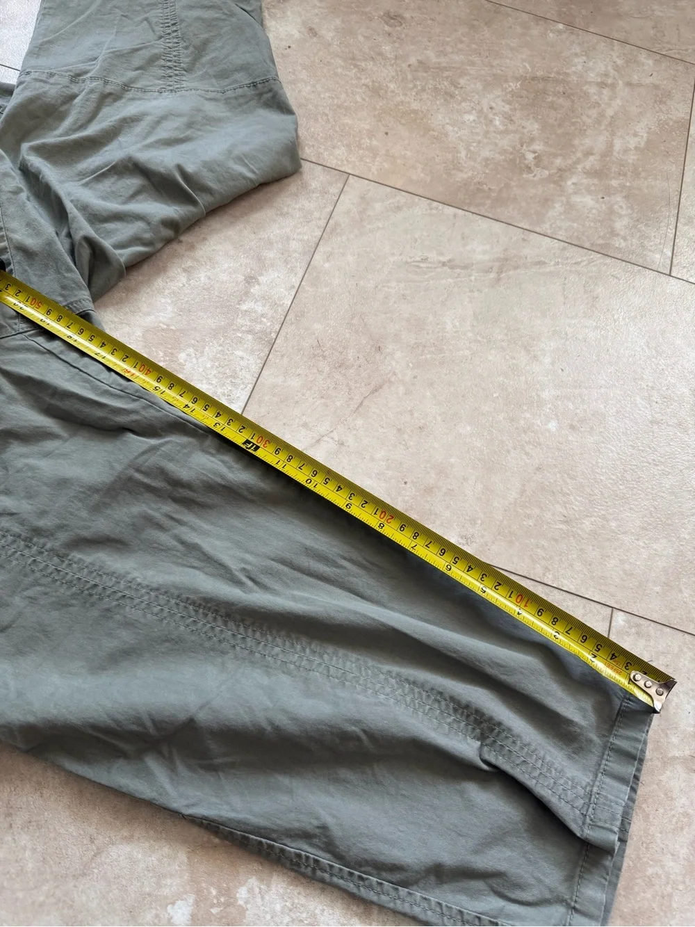 croft & barrow Olive Green Cargo Crop Pants